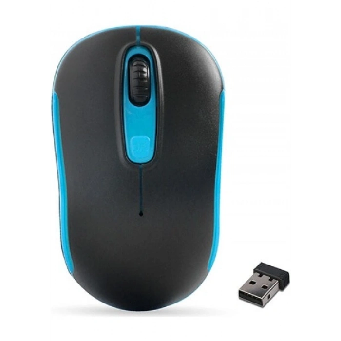 Everest Sm-804 Usb Siyah/Mavi 800/1200/1600Dpi Kablosuz Mouse