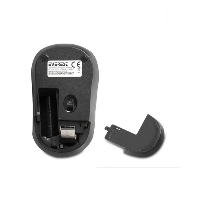 Everest Sm-804 Usb Siyah/Mavi 800/1200/1600Dpi Kablosuz Mouse