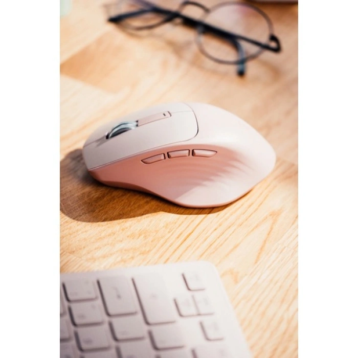 Everest SM-BT21 Pembe 2in1 Bluetooth ve Wireless 2.4ghz USB Kablosuz Mouse Ofis Mouse Sessiz Mouse