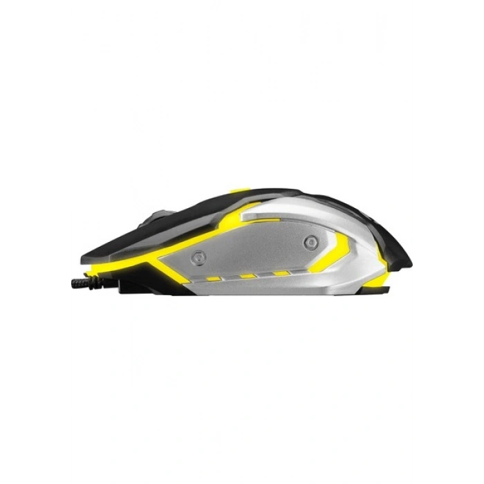 Everest SM-G72 Usb Siyah/Gümüş Işıklandırmalı Oyuncu Mouse