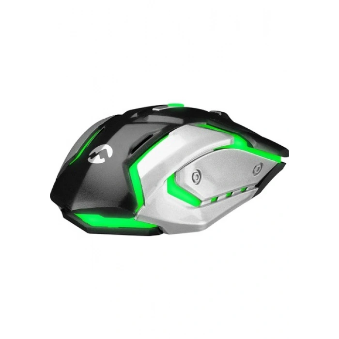 Everest SM-G72 Usb Siyah/Gümüş Işıklandırmalı Oyuncu Mouse