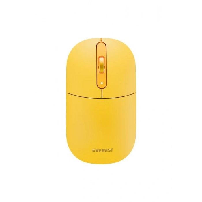 Everest SMW-384 USB Sarı 2.4ghz Kablosuz Mouse Wireless Mouse Ultra Premium Süper Sessiz