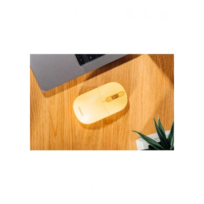 Everest SMW-384 USB Sarı 2.4ghz Kablosuz Mouse Wireless Mouse Ultra Premium Süper Sessiz