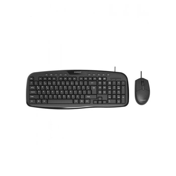 Everest Un-795 Siyah Usb Q Multimedia Klavye + Mouse Set