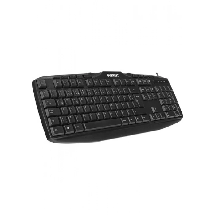 Everest UN-796 Siyah Usb Q Multimedia Klavye + Mouse Set