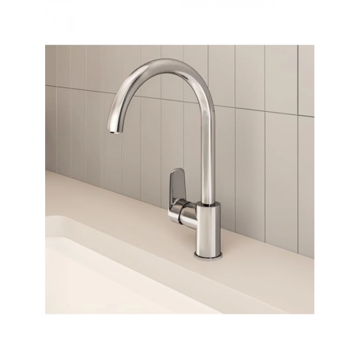 Eviye Bataryası - C Tipi, Krom, 360 Derece Döner