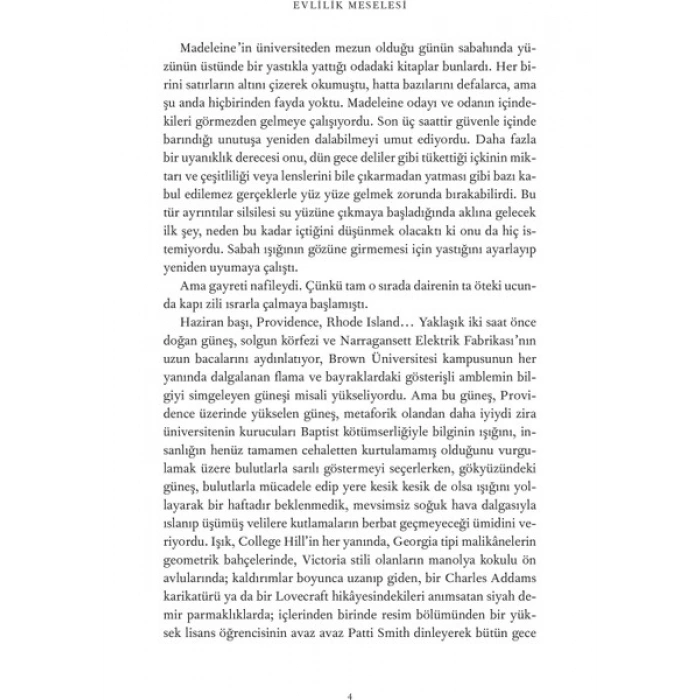 Evlilik Meselesi - Jeffrey Eugenides