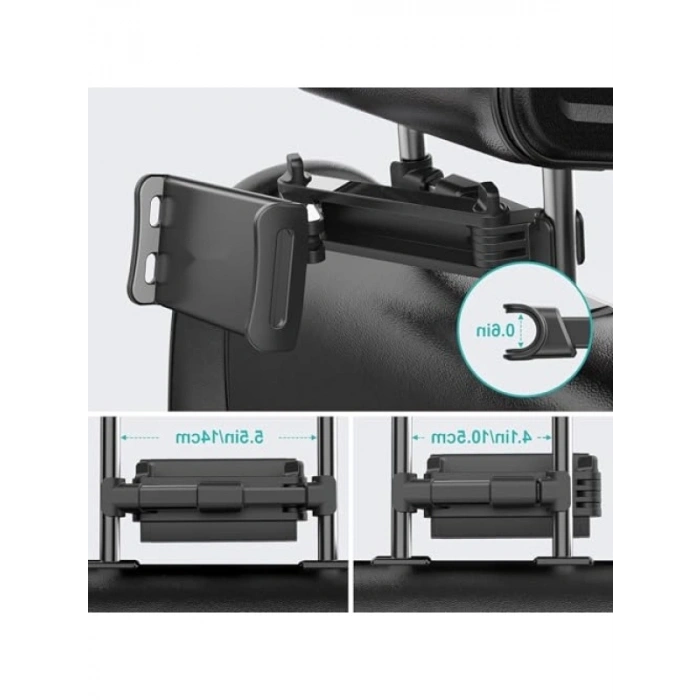 Evrensel 360° Dönebilen Tablet Kafalık Tutucu