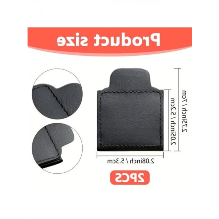 Evrensel Araç Emniyet Kemeri Ayarlayıcı, 2 Adet Klips