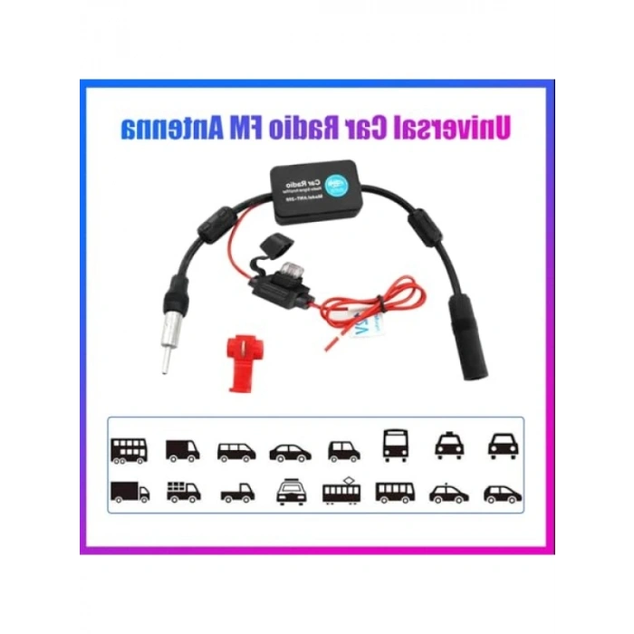 Evrensel Araç Radyosu Anten Sinyal Güçlendirici