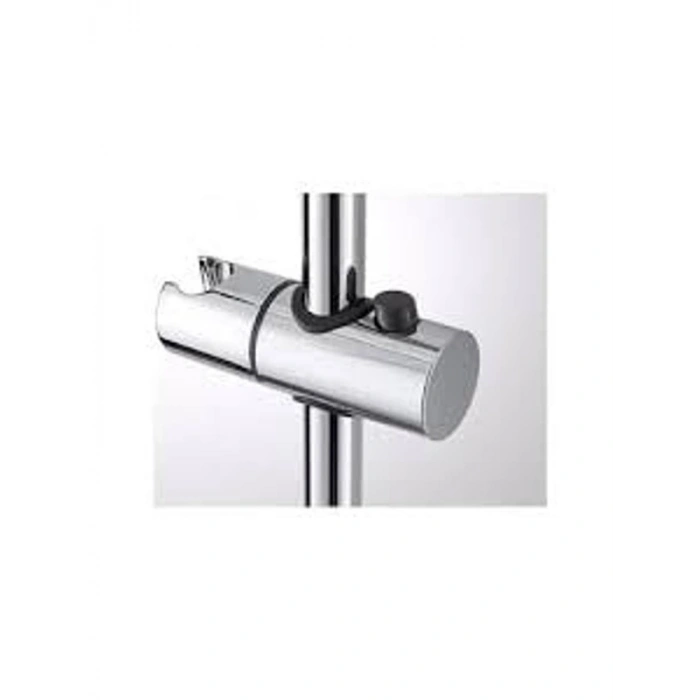 Evrensel Ayarlanabilir Duş Rayı Braketi, 25mm ABS Krom Malzeme