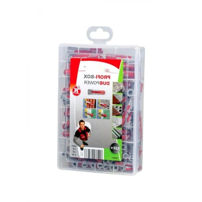 Evrensel Dübel Seti - 132 Adet, 5 Farklı Boyut