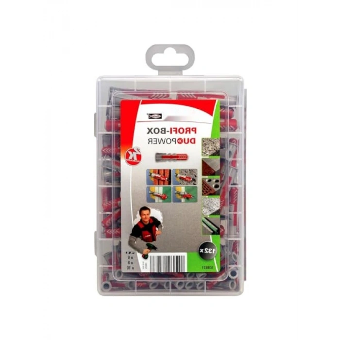 Evrensel Dübel Seti - 132 Adet, 5 Farklı Boyut