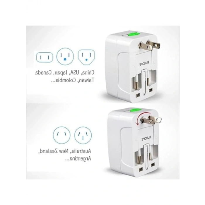 Evrensel Seyahat Adaptörü | 150+ Ülke Uyumlu Dönüştürücü