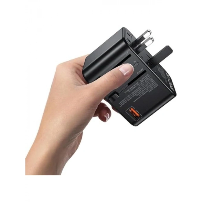 Evrensel Seyahat Priz Dönüştürücü Adaptör, 25W Hızlı Şarj