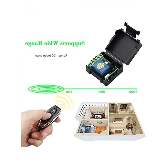 Evrensel Tek Kanallı Röle Modülü, Uzaktan Kumanda ile