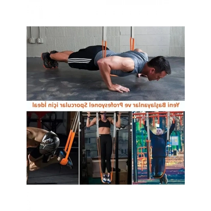 Evrensel Uyumlu Pull Up Barfiks Çekme Yardımcısı - Ayarlanabilir