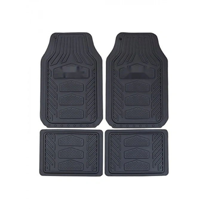 Evrensel Uyumluluğa Sahip 4 Parça Siyah Paspas Seti