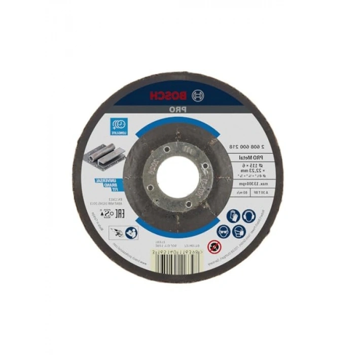 Expert Serisi Metal Taşlama Diski, 115 x 6 mm