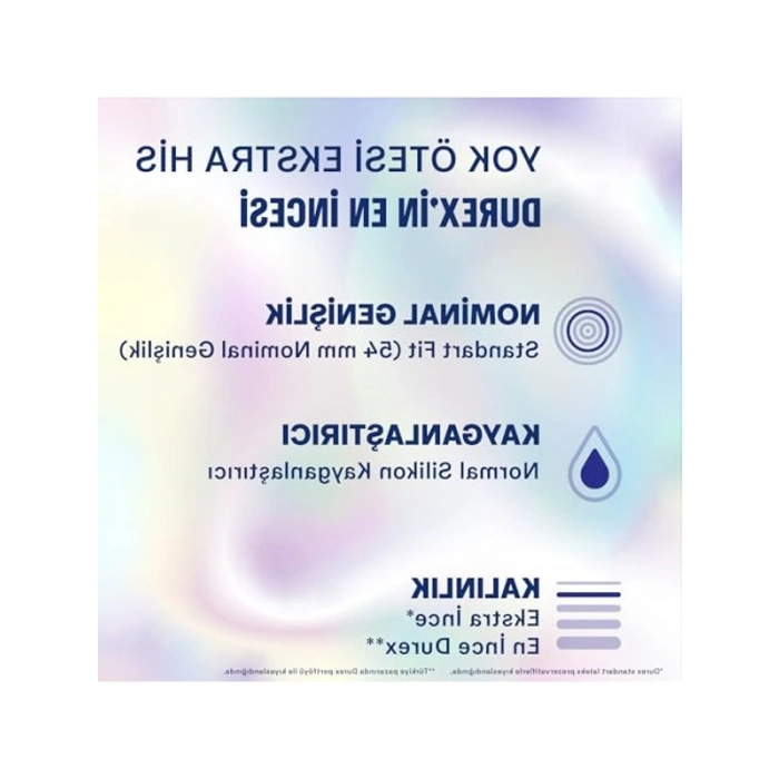 Extra His Prezervatif, 20 Adetlik Paket, Yüksek Hassasiyet