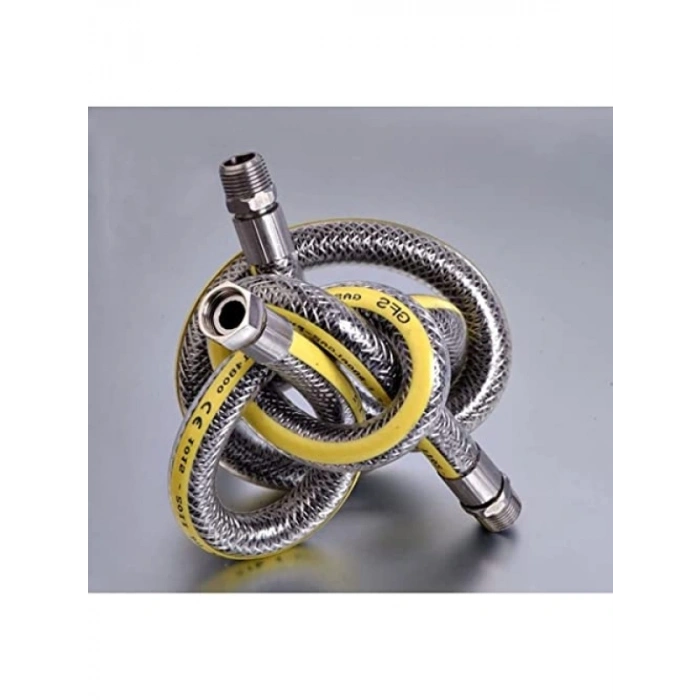 Extra Korumalı 150 Cm Doğalgaz Bağlantı Hortumu