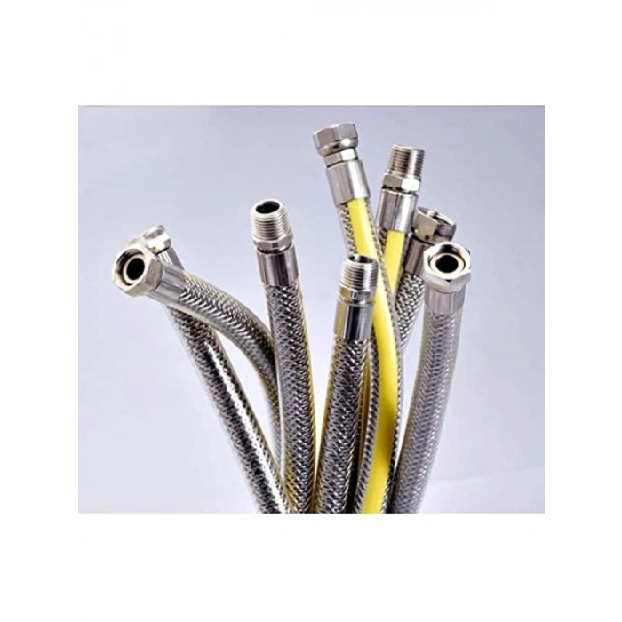 Extra Korumalı 150 Cm Doğalgaz Bağlantı Hortumu