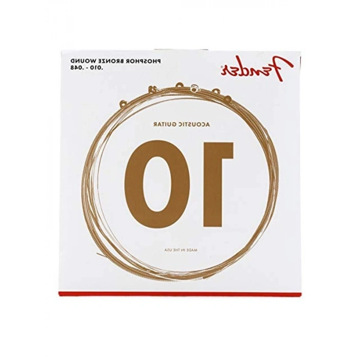 Extra Light Akustik Gitar Teli Takımı, 010-048 Ölçülerinde