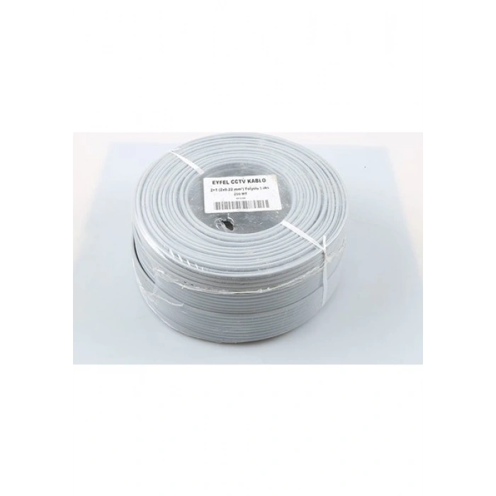 Eyfel EF-C450 4+1 2x0.22 (14x0.18 CCA) Folyolu 250Mt CCTV Kablo