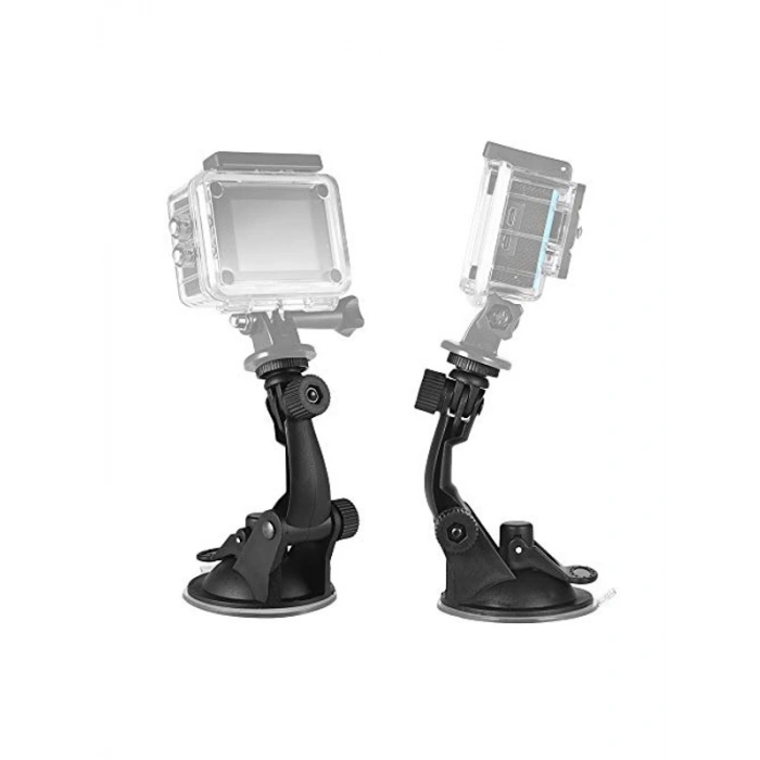 Eylem Kamera Aksesuarları Araba Vantuz Dağı + hero 7/6/5/4 SJCAM/YI için Tripod Adaptörü.