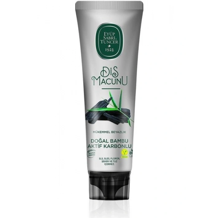 Eyüp Sabri Tuncer Diş Macunu 90 ml - Bambu Aktif Karbonlu Özlü