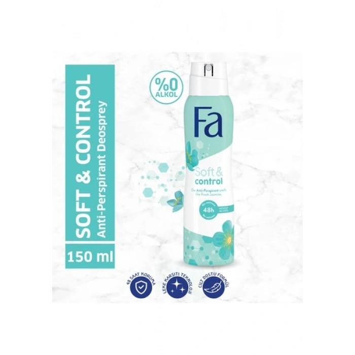 Fa Soft & Control Kadın Yasemin Kokulu Deosprey 150 Ml