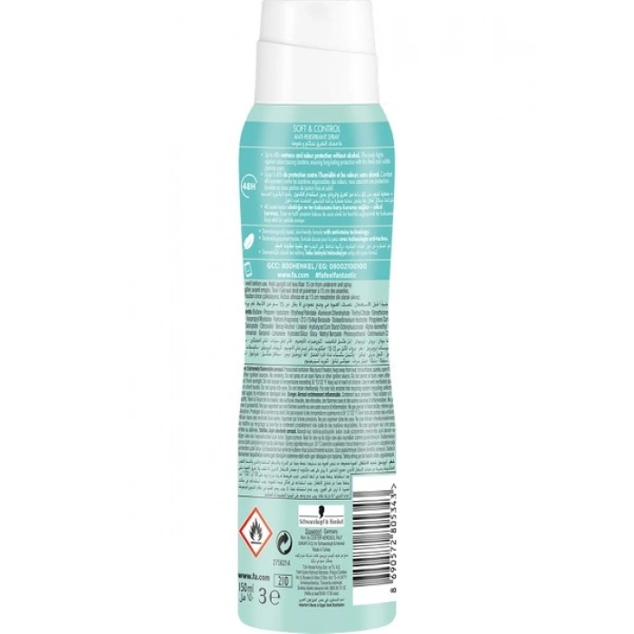 Fa Soft & Control Kadın Yasemin Kokulu Deosprey 150 Ml
