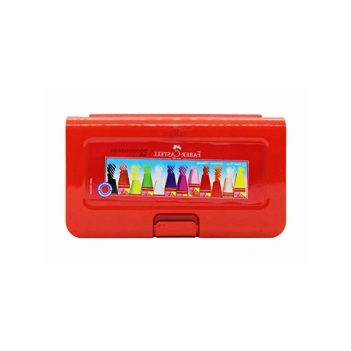 Faber-Castell Altıgen Pastel Plastik Kutu,12li (125112)