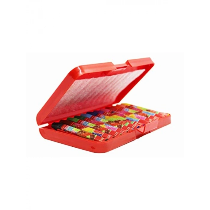 Faber-Castell Altıgen Pastel Plastik Kutu,12li (125112)