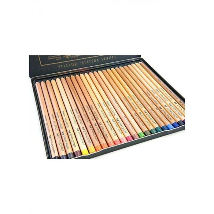 Faber-Castell - Colour pencil Pitt Pastel tin of 24 (112124)