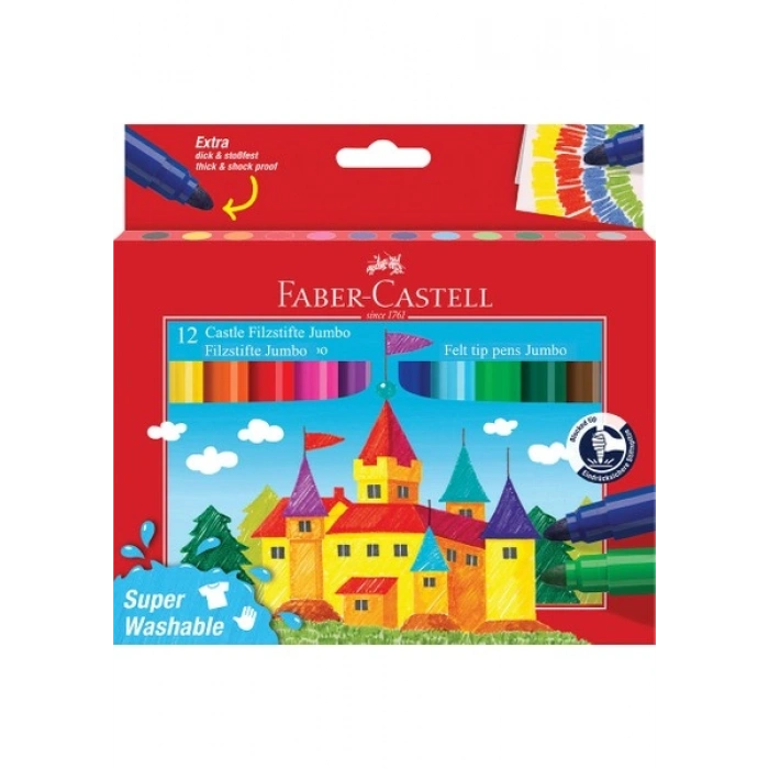 Faber-Castell Okul Öncesi Jumbo Boyama Seti 6 Parça – Renkli İlk Boyama Deneyimi