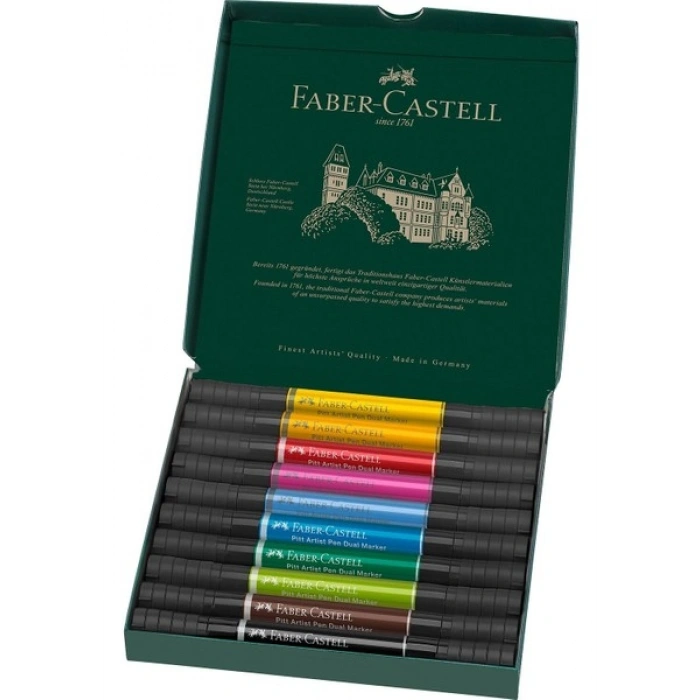 Faber-Castell Pitt Artist Pen Dual Markör 10’lu