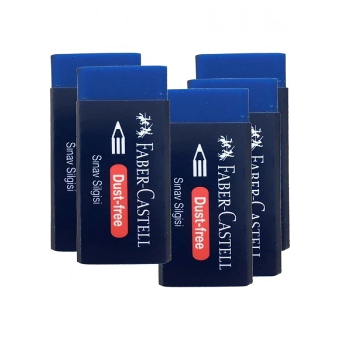 Faber-Castell Sınav Silgisi Dust-Free Mavi 24’lü Paket