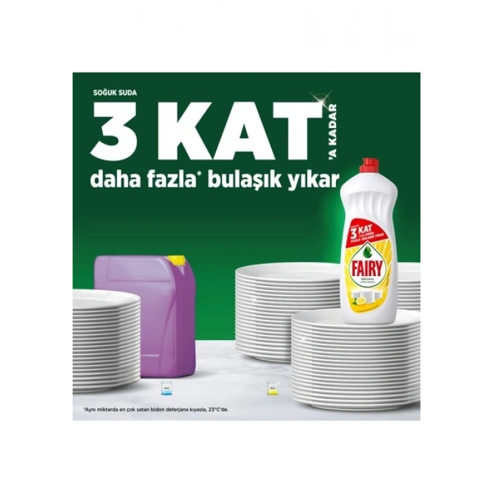 Fairy Süper Ekonomik Paket Sıvı Bulaşık Deterjanı 2600 ml Limon Kokulu
