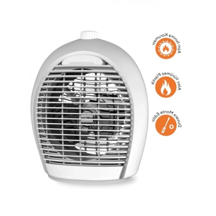 Fanlı Isıtıcı, 2000 W