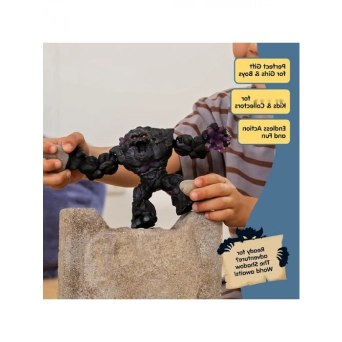 Fantastik Detaylarla Elde Boyanmış Canavar Figürü