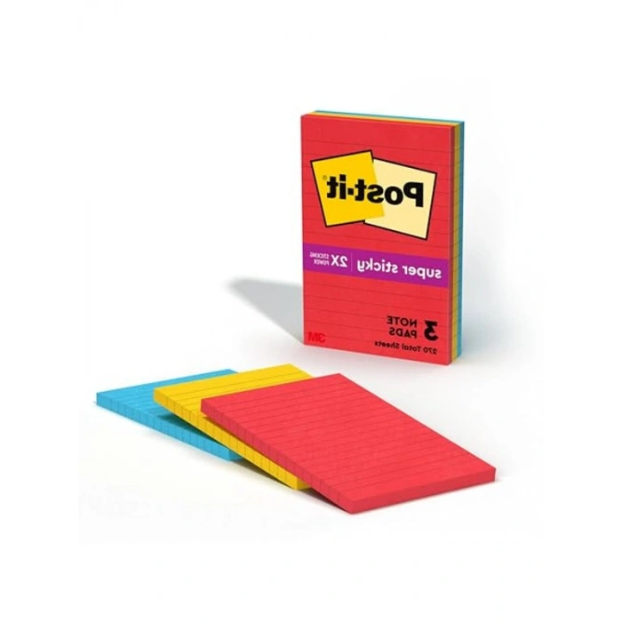 Farklı Boyutlarda Yapışkan Notlar, 13 Blok, Renkli