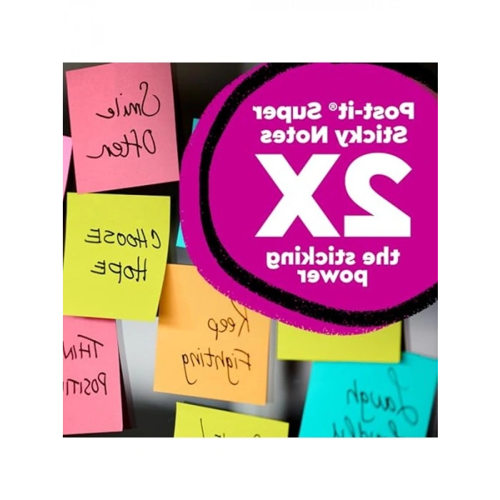 Farklı Boyutlarda Yapışkan Notlar, 13 Blok, Renkli