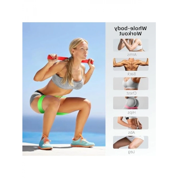 Farklı Direnç Seviyelerinde Pilates Bandı Seti