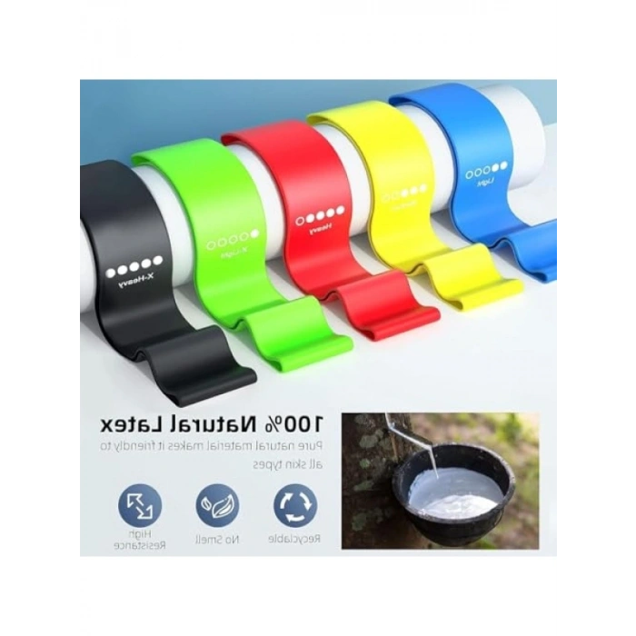 Farklı Direnç Seviyelerinde Pilates Bandı Seti