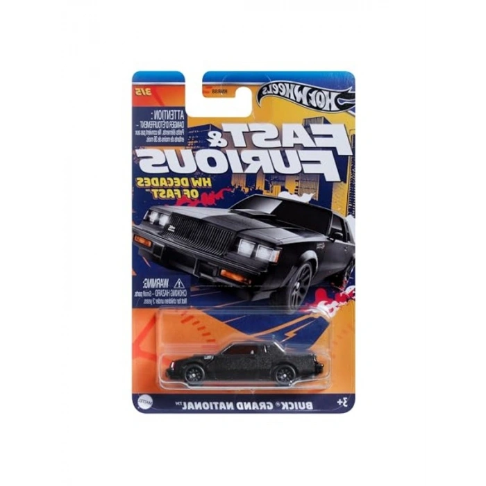 Fast & Furious Temalı Buick Grand National Model Araba - Eğlenceli Tasarım