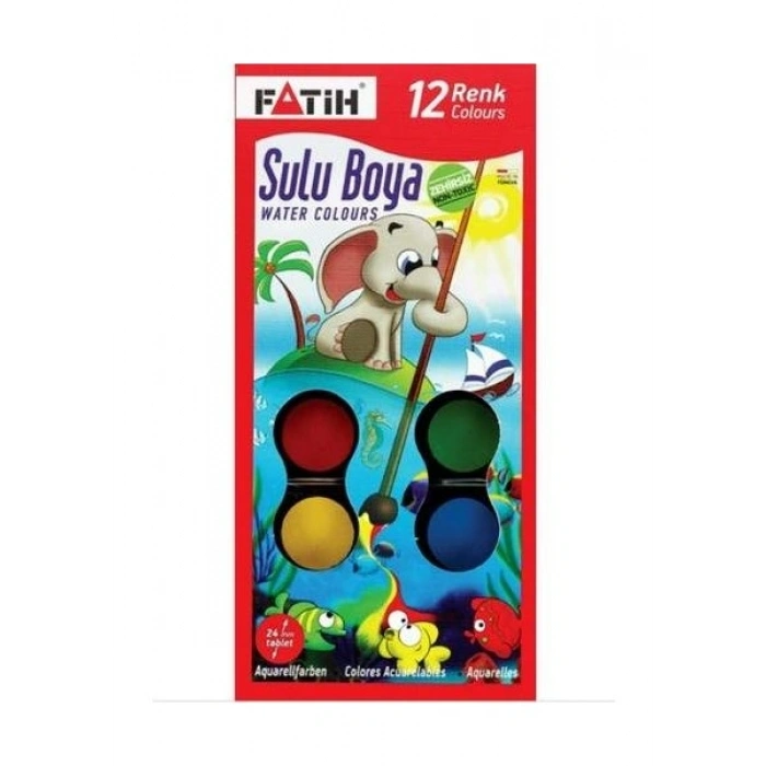 Fatih Suluboya 12 Renk S 12 Big Size FA00904YSB12RBS