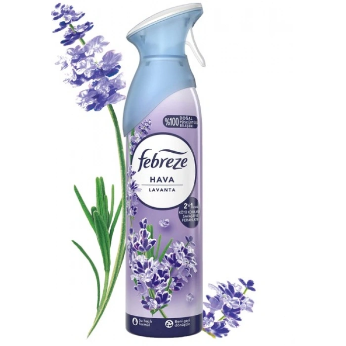 Febreze Hava Ferahlatıcı Sprey Oda Kokusu Lavanta Konforu 185 ml