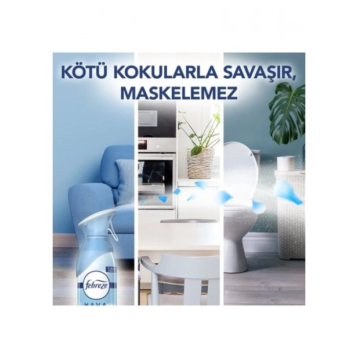 Febreze Hava Ferahlatıcı Sprey Oda Kokusu Okyanus Esintisi 185 ml