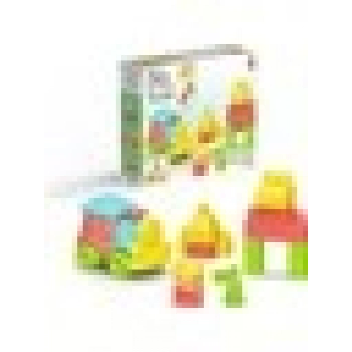 Fen Toys 04122 Yumuşak Bloki Bloklar Tren Set 24 Parça